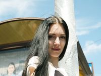 Feet - Liza - 2014-12-26 Barefoot tease