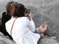 Feet - Luisa + Lena E - 2008-04-03 Naughty barefoot girls