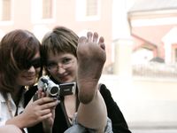 Feet - Luisa + Lena E - 2008-04-03 Naughty barefoot girls