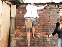 Feet - Luisa + Lena E - 2008-04-03 Naughty barefoot girls