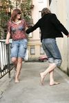 Feet - Luisa + Lena E - 2008-04-03 Naughty barefoot girls