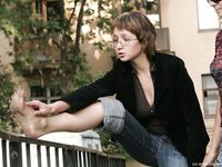 Feet - Luisa + Lena E - 2008-04-03 Naughty barefoot girls