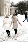 Feet - Luisa A + Nastya C - 2012-03-03 Two shivering girls