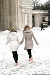 Feet - Luisa A + Nastya C - 2012-03-03 Two shivering girls