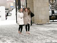 Feet - Luisa A + Nastya C - 2012-03-03 Two shivering girls