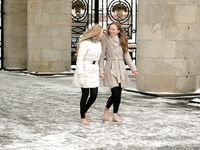 Feet - Luisa A + Nastya C - 2012-03-03 Two shivering girls