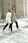 Feet - Luisa A + Nastya C - 2012-03-03 Two shivering girls