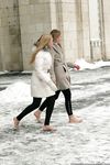 Feet - Luisa A + Nastya C - 2012-03-03 Two shivering girls