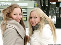 Feet - Luisa A + Nastya C - 2012-03-03 Two shivering girls