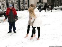 Feet - Luisa A + Nastya C - 2012-03-03 Two shivering girls