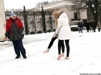 Feet - Luisa A + Nastya C - 2012-03-03 Two shivering girls