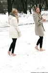 Feet - Luisa A + Nastya C - 2012-03-03 Two shivering girls