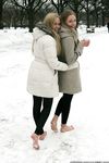 Feet - Luisa A + Nastya C - 2012-03-03 Two shivering girls