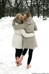 Feet - Luisa A + Nastya C - 2012-03-03 Two shivering girls