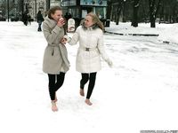 Feet - Luisa A + Nastya C - 2012-03-03 Two shivering girls