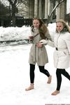 Feet - Luisa A + Nastya C - 2012-03-03 Two shivering girls
