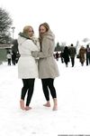 Feet - Luisa A + Nastya C - 2012-03-03 Two shivering girls