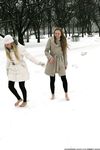 Feet - Luisa A + Nastya C - 2012-03-03 Two shivering girls