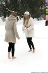 Feet - Luisa A + Nastya C - 2012-03-03 Two shivering girls