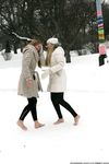 Feet - Luisa A + Nastya C - 2012-03-03 Two shivering girls