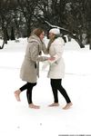 Feet - Luisa A + Nastya C - 2012-03-03 Two shivering girls