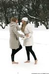 Feet - Luisa A + Nastya C - 2012-03-03 Two shivering girls