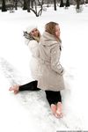 Feet - Luisa A + Nastya C - 2012-03-03 Two shivering girls