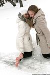 Feet - Luisa A + Nastya C - 2012-03-03 Two shivering girls