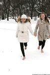 Feet - Luisa A + Nastya C - 2012-03-03 Two shivering girls