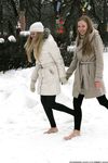 Feet - Luisa A + Nastya C - 2012-03-03 Two shivering girls