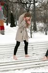 Feet - Luisa A + Nastya C - 2012-03-03 Two shivering girls