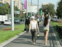 Feet - Margarita + Natasha B - 2009-03-24 Barefoot footbal