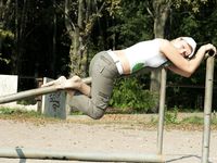 Feet - Margarita + Natasha B - 2009-03-24 Barefoot footbal