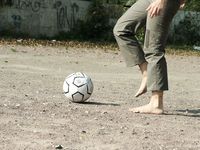 Feet - Margarita + Natasha B - 2009-03-24 Barefoot footbal