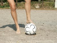 Feet - Margarita + Natasha B - 2009-03-24 Barefoot footbal