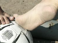 Feet - Margarita + Natasha B - 2009-03-24 Barefoot footbal