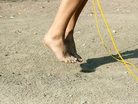 Feet - Margarita + Natasha B - 2009-03-24 Barefoot footbal