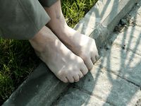 Feet - Margarita + Natasha B - 2009-03-24 Barefoot footbal