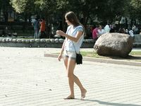 Feet - Margarita - 2008-11-17 Teasing bare feet