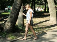 Feet - Margarita - 2008-11-17 Teasing bare feet