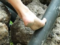 Feet - Margarita - 2008-11-17 Teasing bare feet