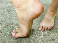 Feet - Margarita - 2008-11-17 Teasing bare feet