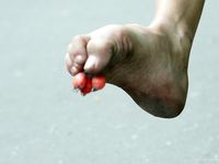 Feet - Margarita - 2008-11-17 Teasing bare feet