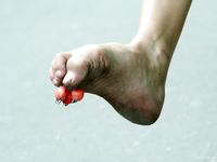 Feet - Margarita - 2008-11-17 Teasing bare feet