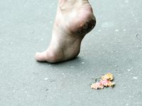 Feet - Margarita - 2008-11-17 Teasing bare feet