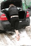 Feet - Margarita A - 2013-01-29 Barefoot car driver girl