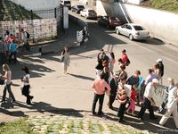 Feet - Maria A -2009-07-24 Barefoot walk in the city