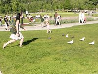 Feet - Maria A -2009-07-24 Barefoot walk in the city