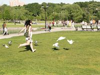 Feet - Maria A -2009-07-24 Barefoot walk in the city