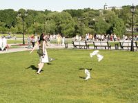 Feet - Maria A -2009-07-24 Barefoot walk in the city